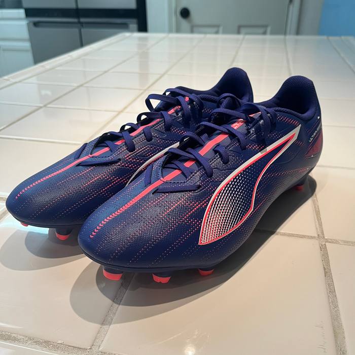 Football Boots PUMA Ultra 5 Play FGAG Lapis Lazuli Size 12 New