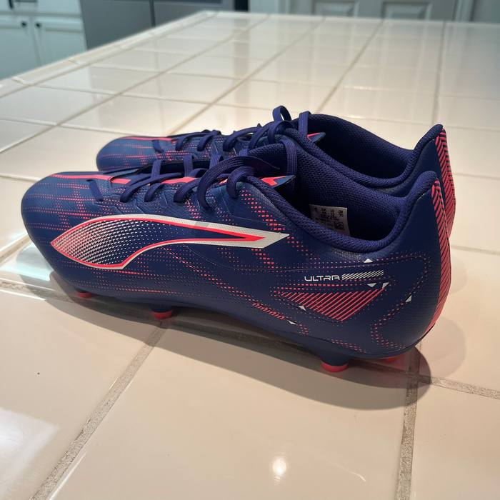 Football Boots PUMA Ultra 5 Play FGAG Lapis Lazuli Size 12 New
