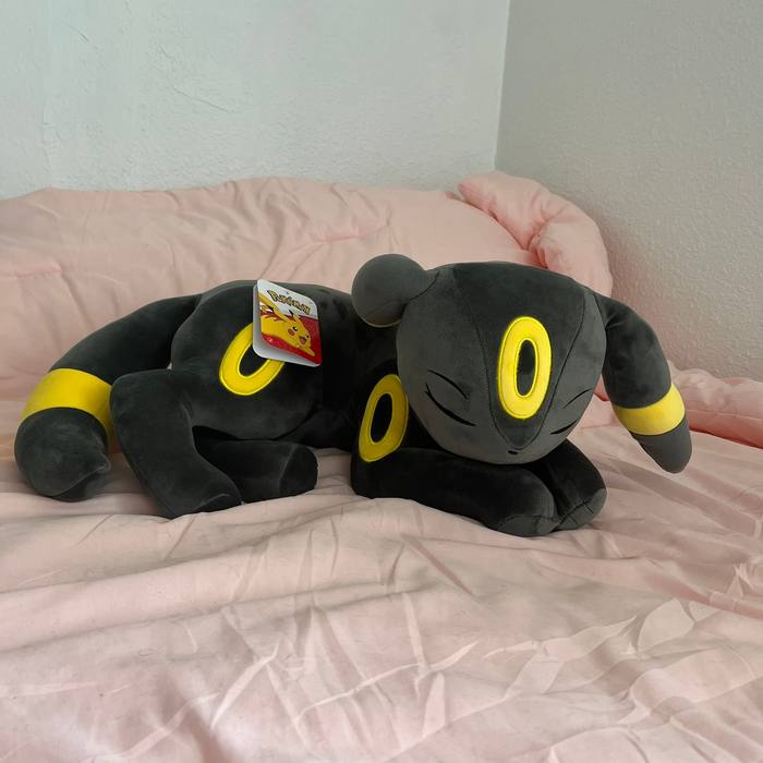Pokemon Sleeping Umbreon Plush 18 Jazwares NEW w Tags Eevee Evolution