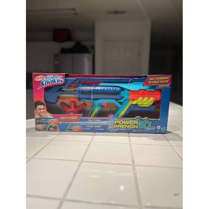 Nerf Super Soaker Power Drench XL Water Blaster New