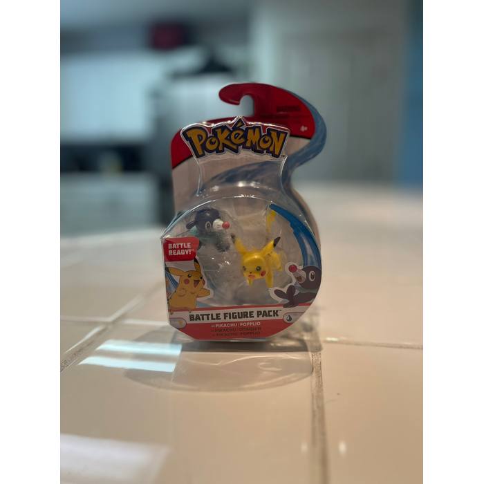 Pokemon Battle Figure Pack Pikachu & Popplio 2-Pack New