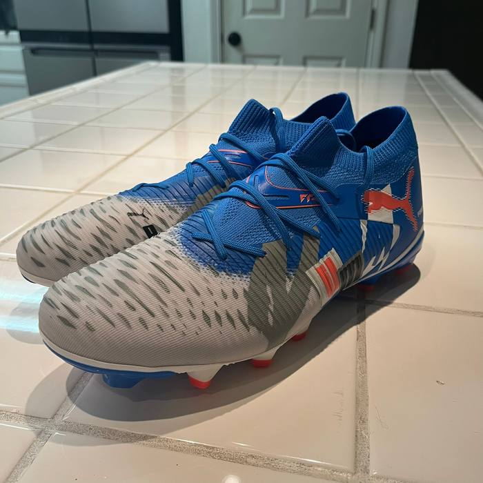 Puma Future 11 Match Forever FG AG Soccer Cleats Shoes Blue 108423-01 Sz 12