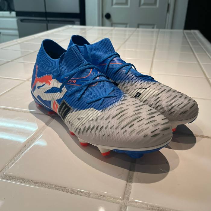 Puma Future 11 Match Forever FG AG Soccer Cleats Shoes Blue 108423-01 Sz 12