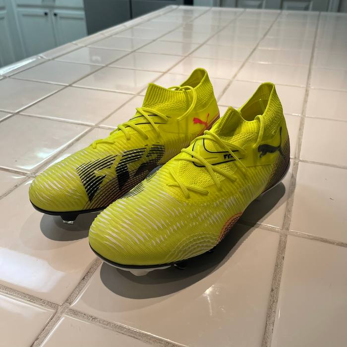 Puma Future 8 Match FG Soccer Cleats Womens Yellow 108382-03 Size 9 New