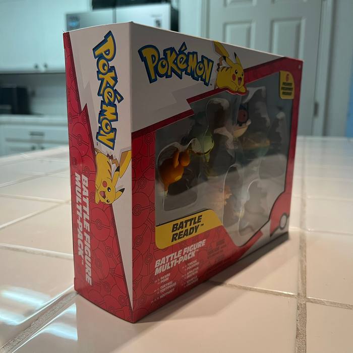 Pokemon Battle Ready 6 Figure Multi Pack Squirtle Torchic Turtwig Sealed