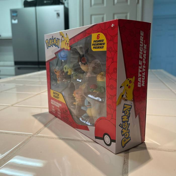 Pokemon Battle Ready 6 Figure Multi Pack Squirtle Torchic Turtwig Sealed