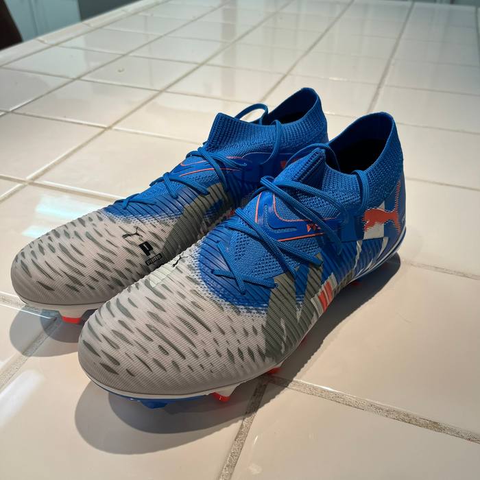 Puma Future 11 Match Forever FG AG Soccer Cleats Shoes Blue 108423-01 Sz 10