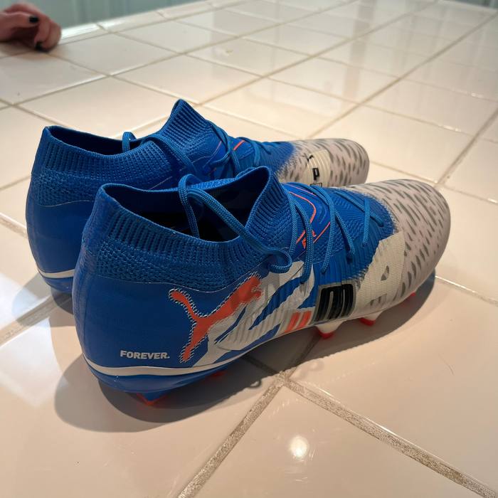 Puma Future 11 Match Forever FG AG Soccer Cleats Shoes Blue 108423-01 Sz 10