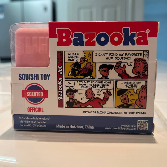 Bazooka Gum Scented Squishy Toy New