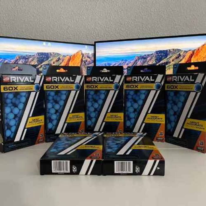 Nerf Rival Advanced Precision Battling 60x High Impact Accu-Rounds - NEW SEALED 8 PACK