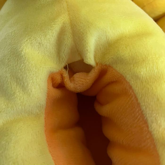 Women's Slippers Looney Tunes Tweety Bird 3D Plush Step-In Yellow Size W12 New