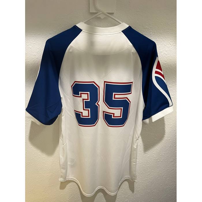 Nike Atlanta Braves #35 Men's MLB Jersey WhiteBlueRed XL