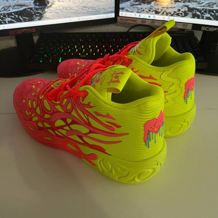 PUMA MB.04 1 Love LaMelo Ball Basketball Shoes Mens Pink Green New