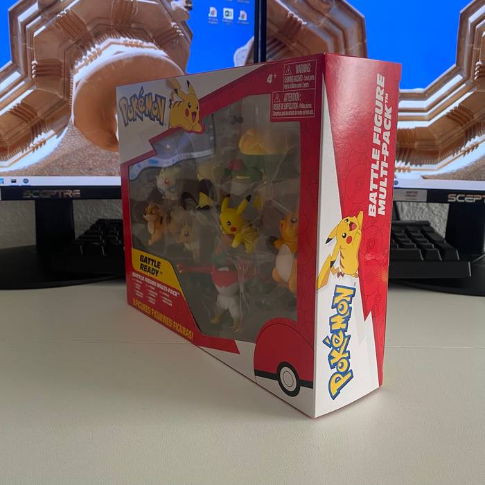Pokemon Battle Figure 8 Pack Pikachu Eevee Mimikyu Raichu Togepi Set BRAND NEW