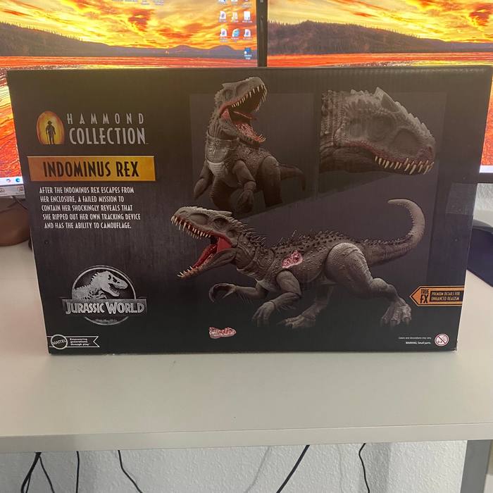 Jurassic World Hammond Collection Indominus Rex Deluxe Articulated Action Figure Large Size