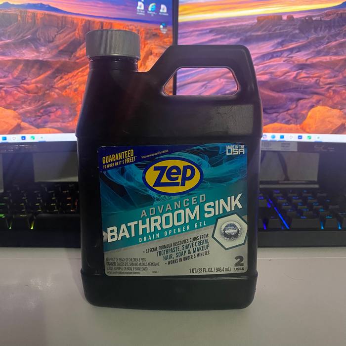 ZEP Advanced bathroom sink drain opener gel