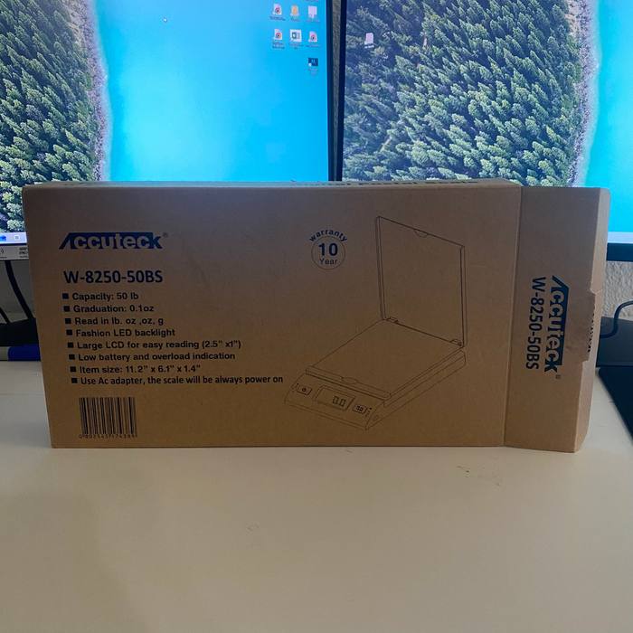 Accu-Tek W-8250-50BS Digital Postal Scale