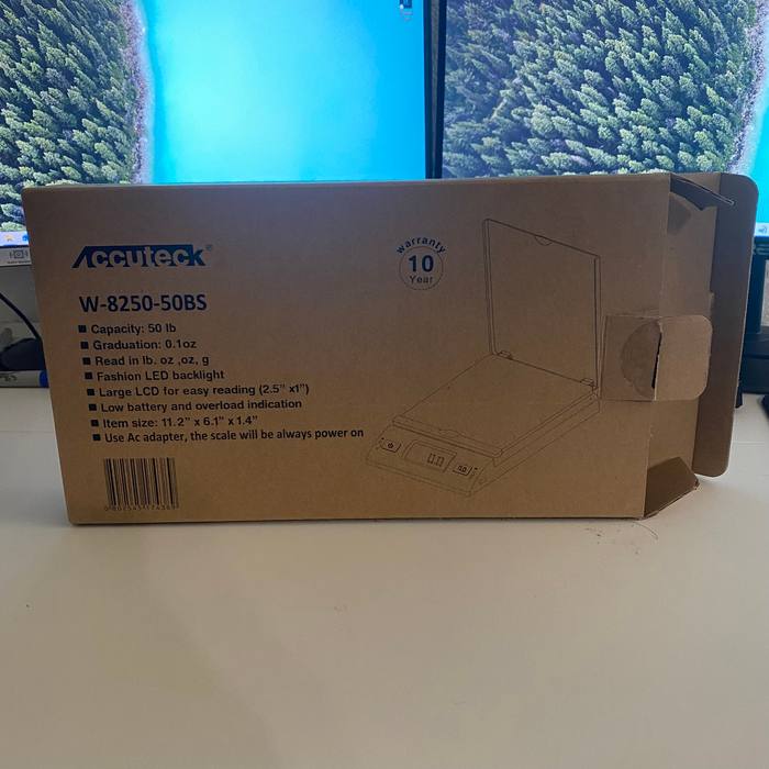 Accu-Tek W-8250-50BS Digital Postal Scale