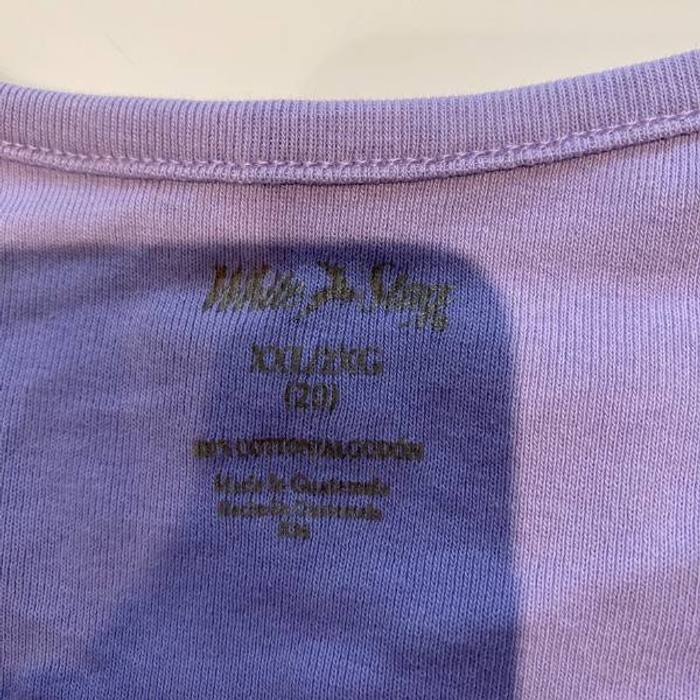 Purple White slay T shirt