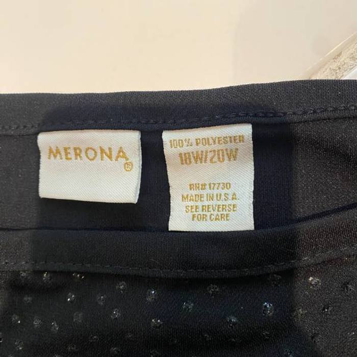 Merona Black sparkled Tank top XL