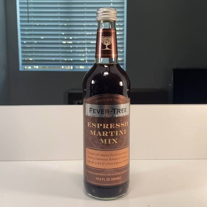 Fever Tree Espresso Martini Cocktail Mixer 16.9 FL OZ (Pack Of 8)