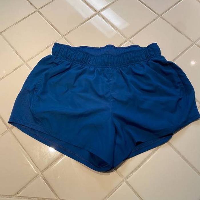 Athletic Works Girls Blue Running Shorts Size M (8-10) Lined Pockets