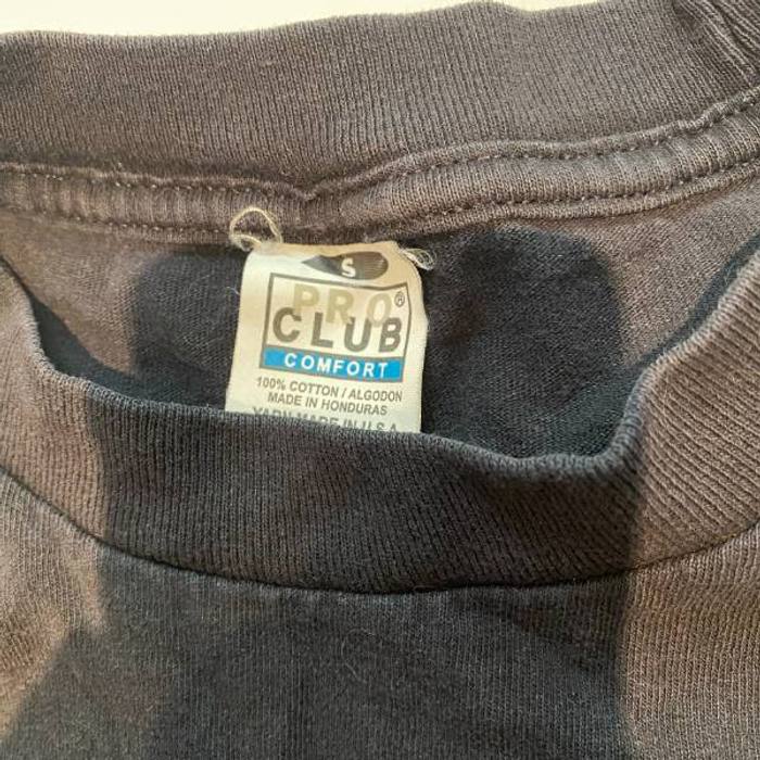 Pro Club Comfort T-Shirt Men's Small Black Blank Heavyweight Tee