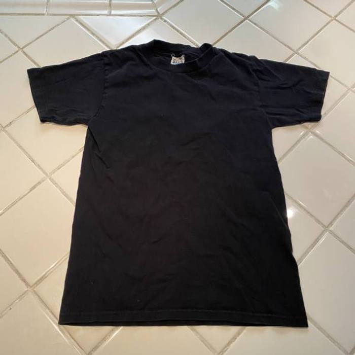 Pro Club Comfort T-Shirt Men's Small Black Blank Heavyweight Tee