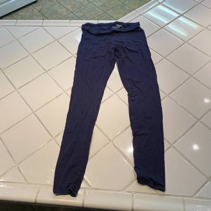 Felina Women's Leggings Size MM Navy Blue Cotton Blend Style C2201