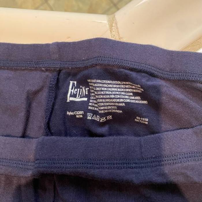 Felina Women's Leggings Size MM Navy Blue Cotton Blend Style C2201