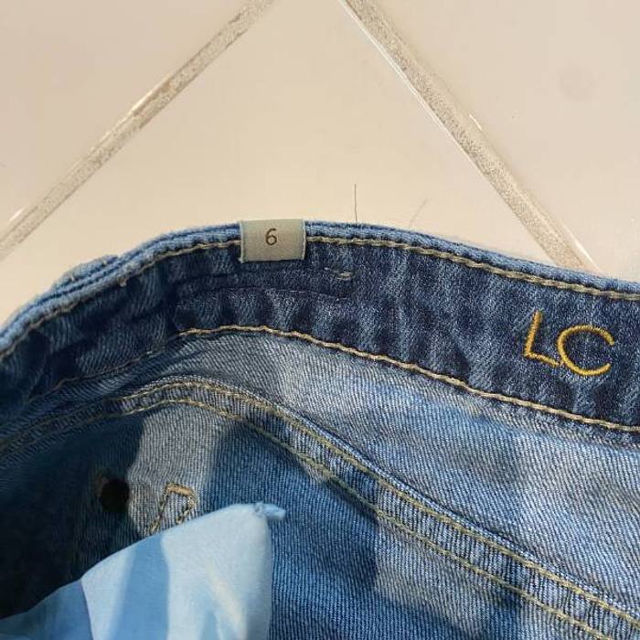 LC Lauren Conrad Women's Size 6 Denim Shorts Cuffed Distressed Blue