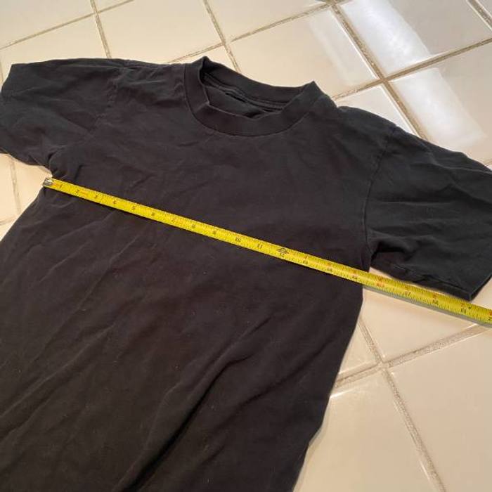 Black Blank Basic T-Shirt Crew Neck Short Sleeve Unisex Tee