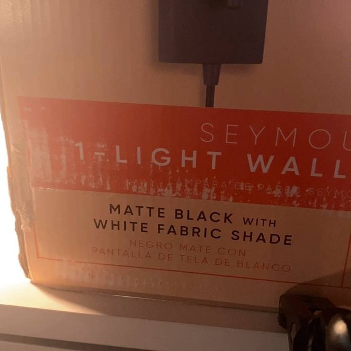 AVEC Matte Black Swing Arm Wall Sconce Lamp Adjustable Plug-InHardwire New