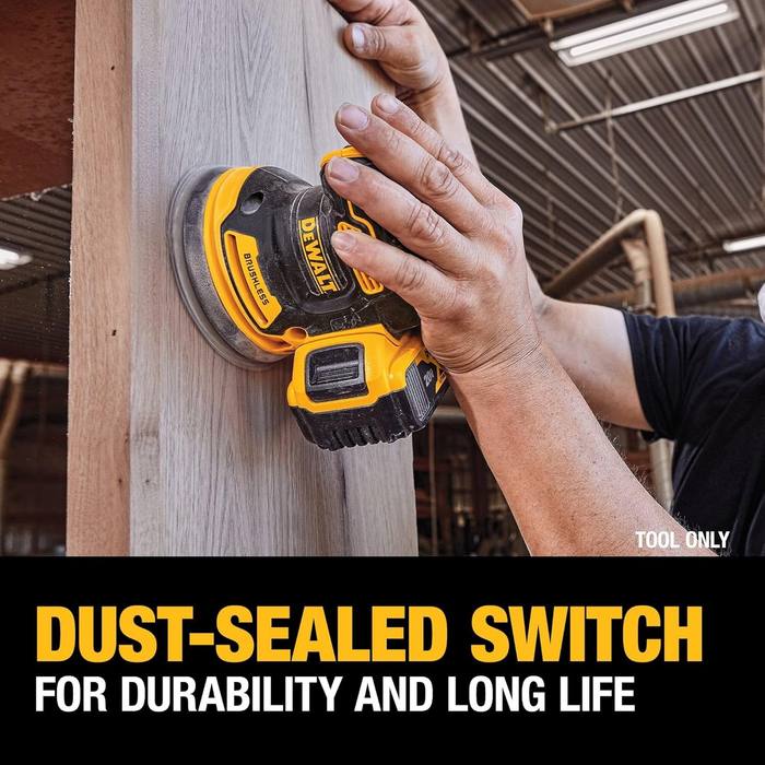 DEWALT DCW210B 20V MAX XR Brushless Cordless Random Orbital Sander 5" Tool Only