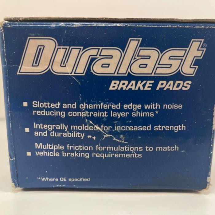 Duralast Brake Pads Set - Official Brakes of NASCAR - CONT. 1 SET
