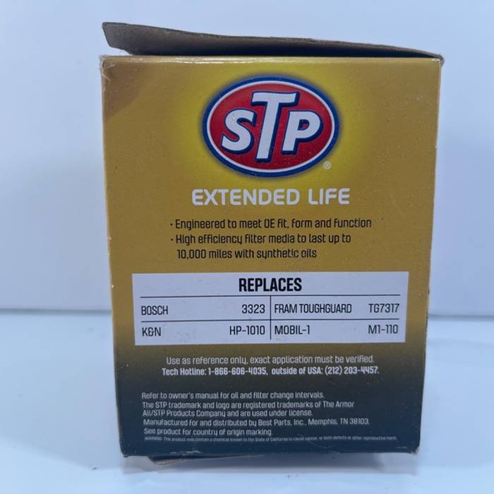 STP S7317XL Extended Life Oil Filter Engineered 10,000 Miles New