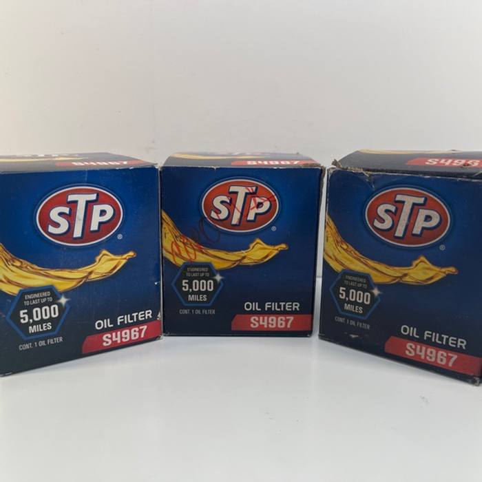 STP Oil Filter S4967 Lot of 3 5,000 Miles