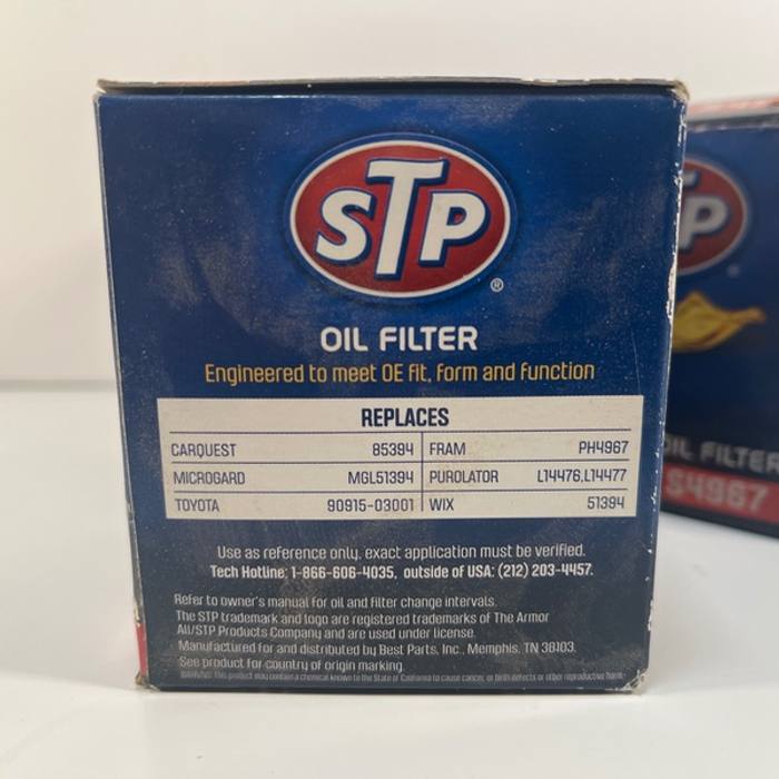 STP Oil Filter S4967 Lot of 3 5,000 Miles