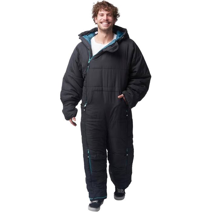 Wearable Sleeping Bag Selk'bag Original Adult S Burgundy Hooded Camping Suit NEW