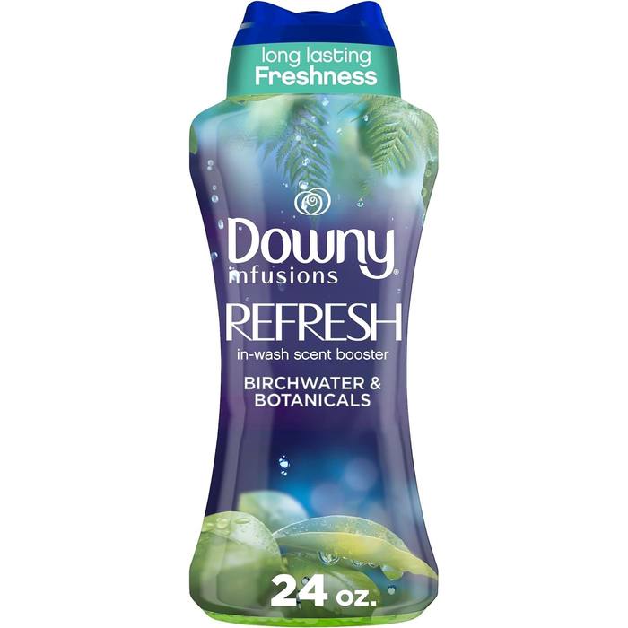 Downy Infusions Refresh In-Wash Scent Booster Beads 24 oz Birchwater Botanicals