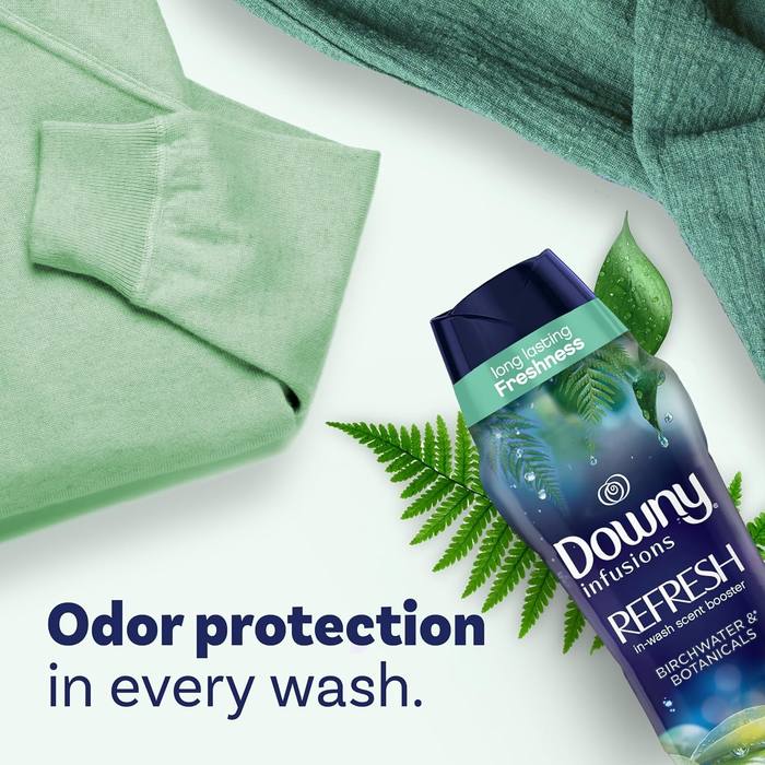 Downy Infusions Refresh In-Wash Scent Booster Beads 24 oz Birchwater Botanicals