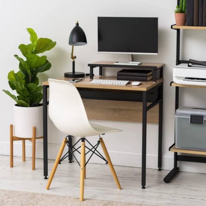 IRIS Office Computer Desk Table with Organizer and Cable Tray
