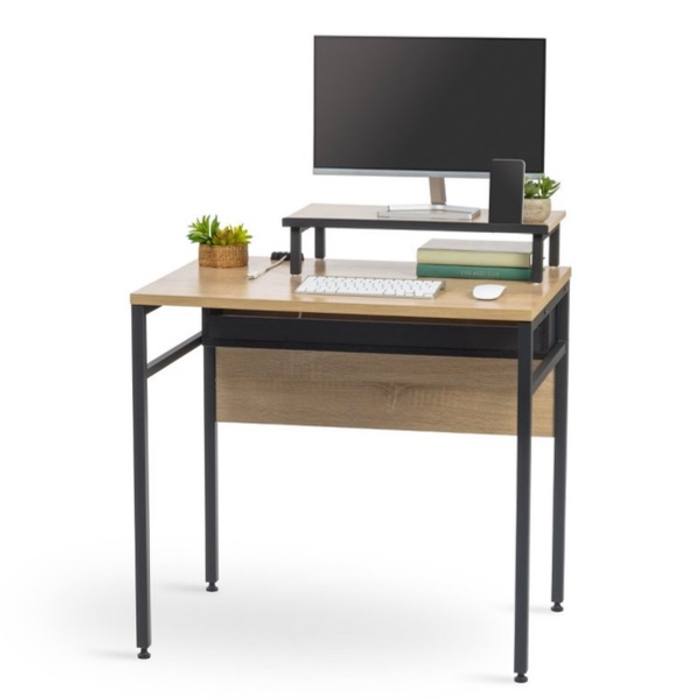 IRIS Office Computer Desk Table with Organizer and Cable Tray