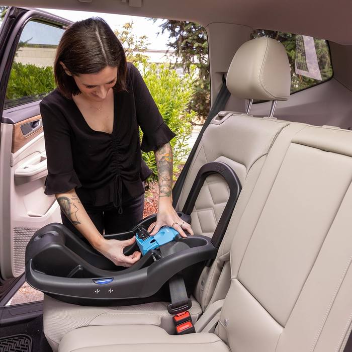 Diono LiteClik 30 R SafePlus Infant Car Seat & Base, Rear-Facing 4-30lbs, Black