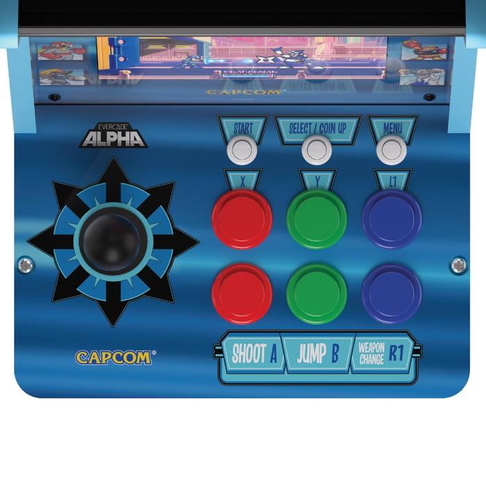 Evercade Alpha Mega Man Bartop Arcade Capcom 8" IPS Screen New