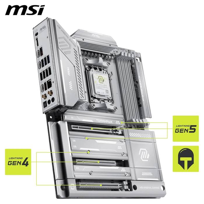 MSI MAG X870E Tomahawk Max WiFi PZ AM5 ATX Motherboard DDR5 New