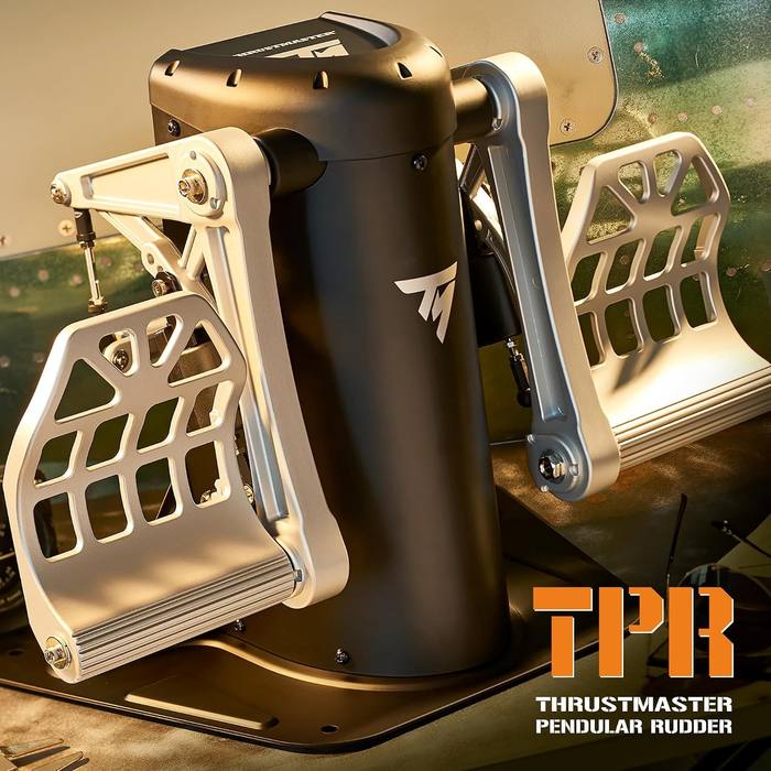 Thrustmaster TPR Pendular Rudder Pedals Flight Simulator PC HEART Sensor