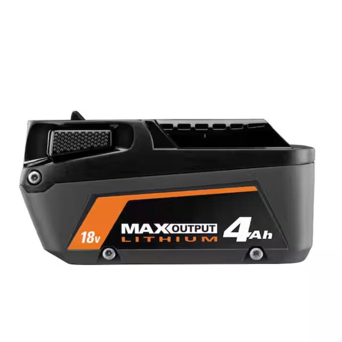 RIDGID 18V MAX Output with 2 4.0 Ah Batteries and Charger