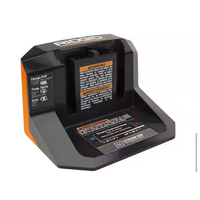 RIDGID 18V MAX Output with 2 4.0 Ah Batteries and Charger