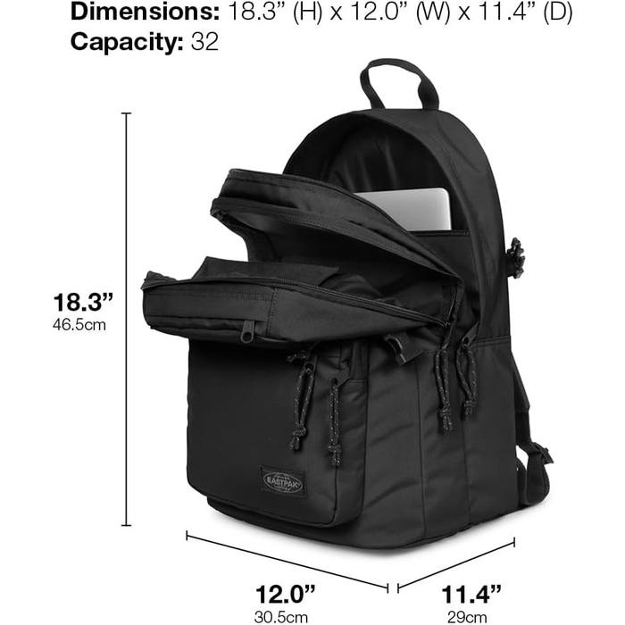 Eastpak Double Pro 32L Backpack Sunday Grey 16" Laptop Sleeve NEW